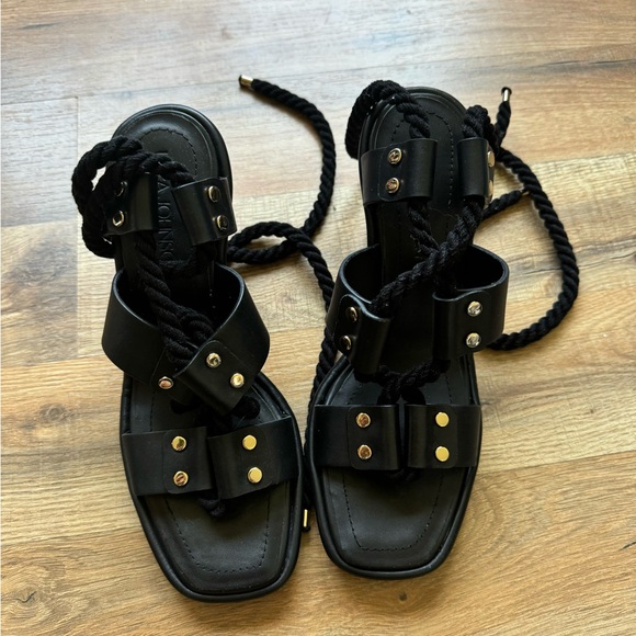 Ulla Johnson Elvie Rope High Heel Sandal Sz 38/US8 - Picture 3 of 9